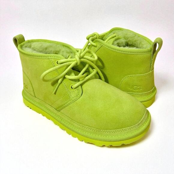 UGG Women’s Neumel Key Lime Booties Suede Boots size 6 - Picture 1 of 11